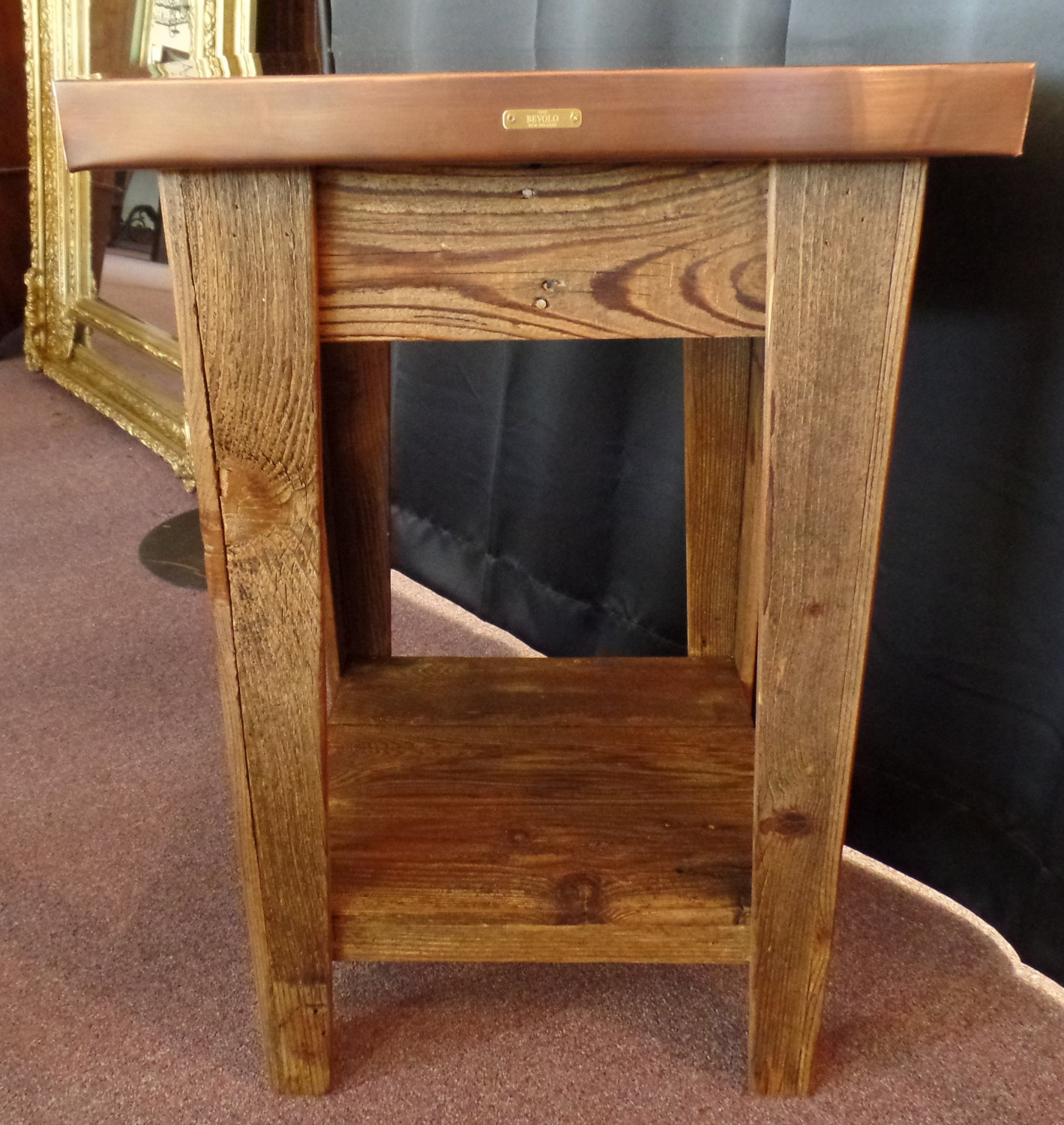 Reclaimed Wood Accent Table