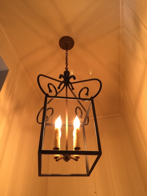 Fleur de Lis Hanging Light