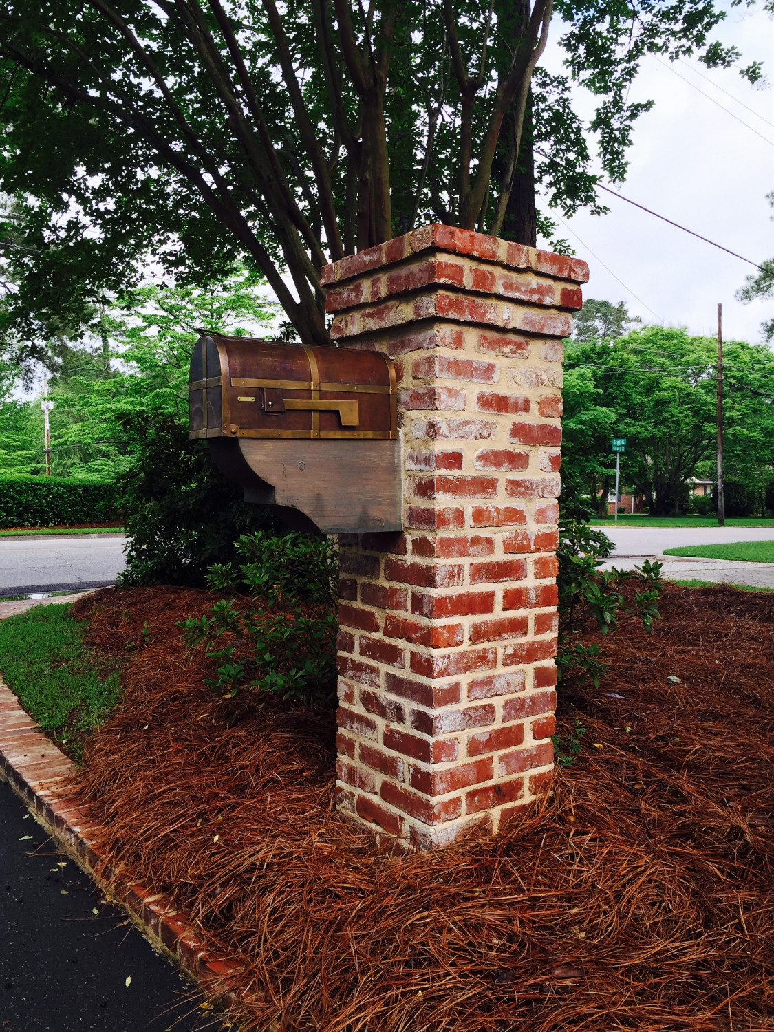 Copper Mailboxes Post Mounted