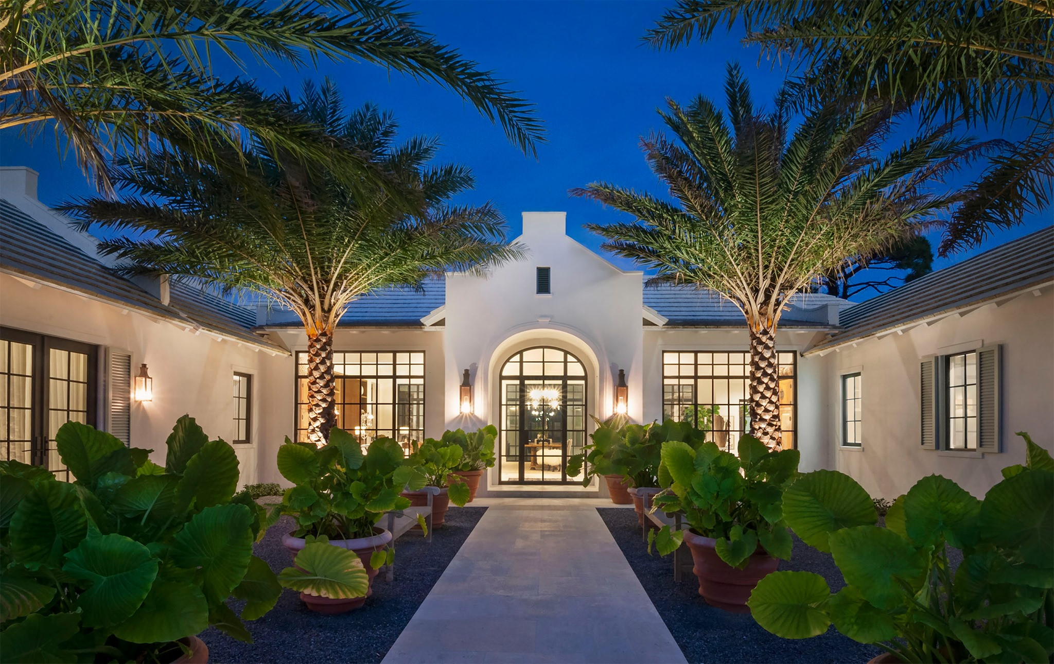 Tropical Oasis in Fort Lauderdale Bevolo Gas & Electric