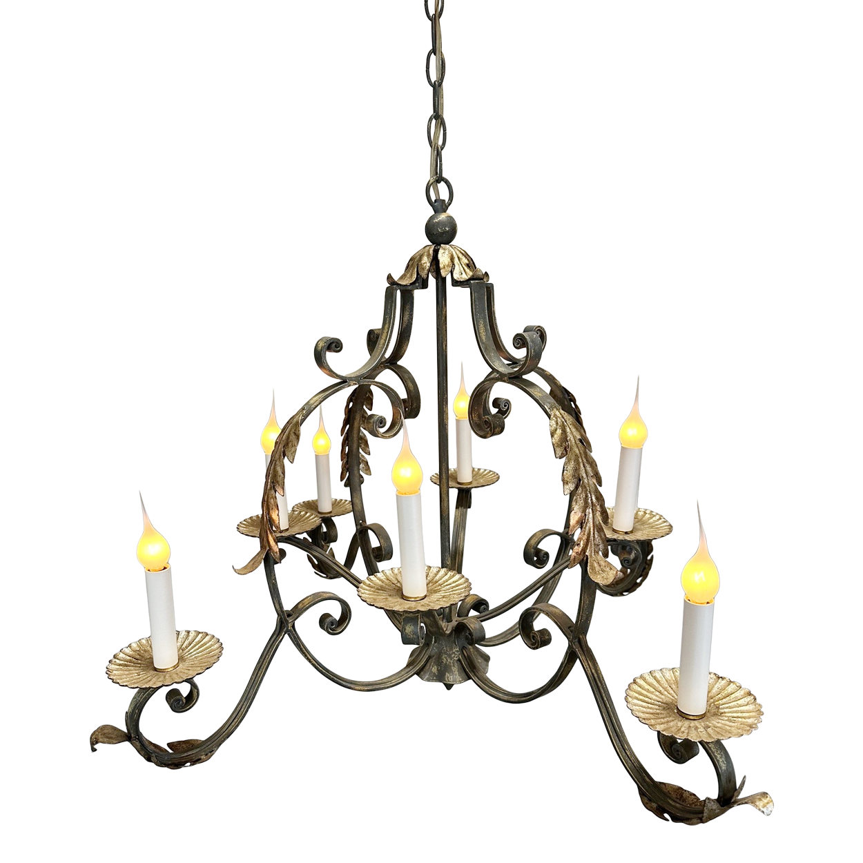 August Iron Chandelier