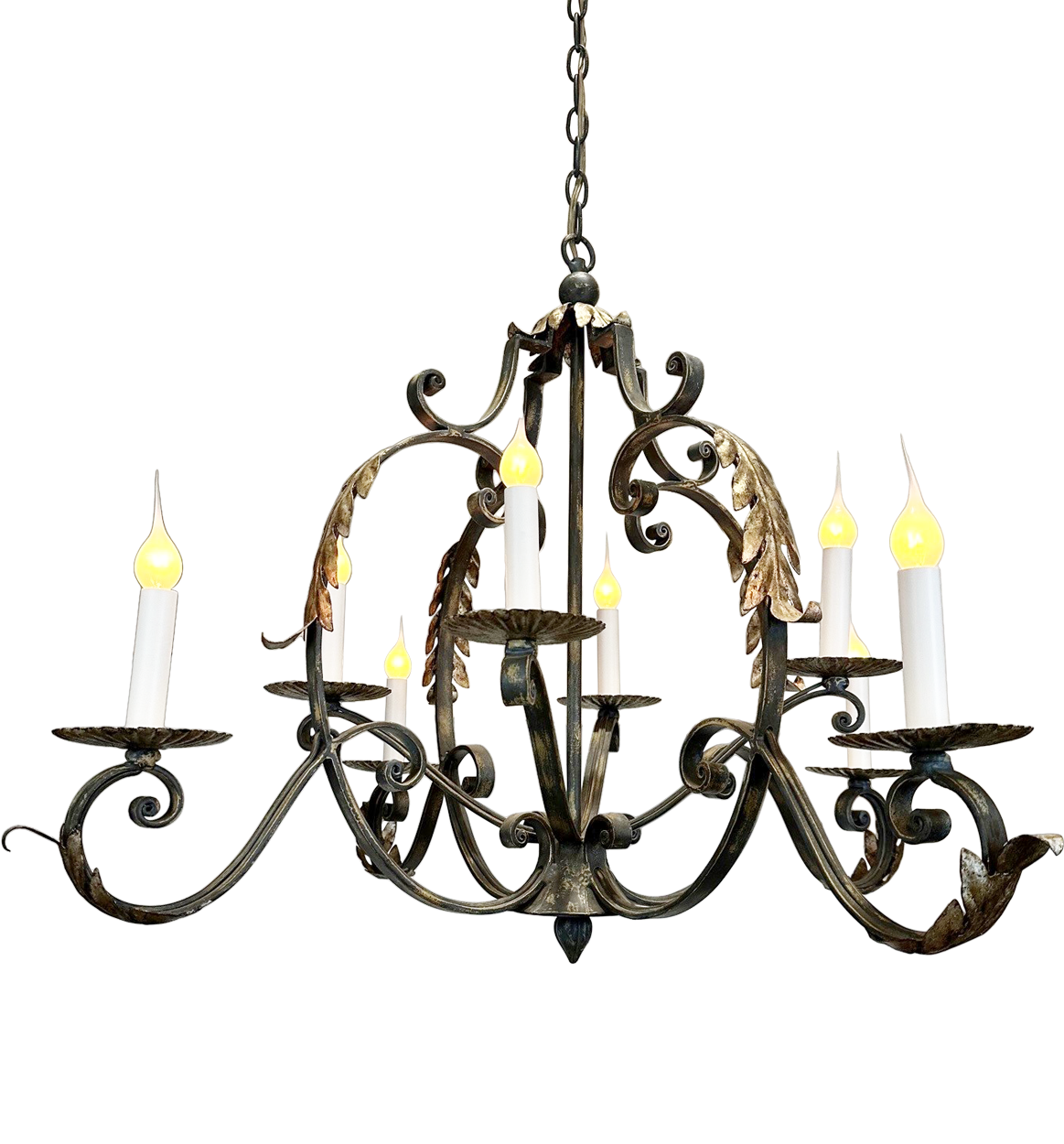 August Iron Chandelier